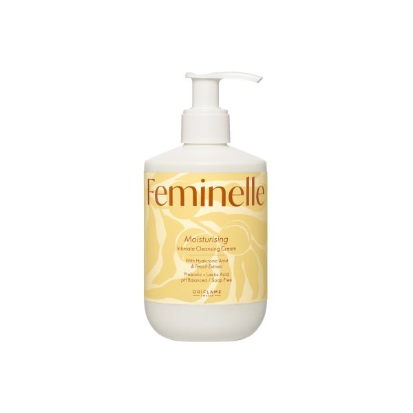 Moisturising Intimate Cleansing Cream with Hyaluronic Acid and Peach Extract