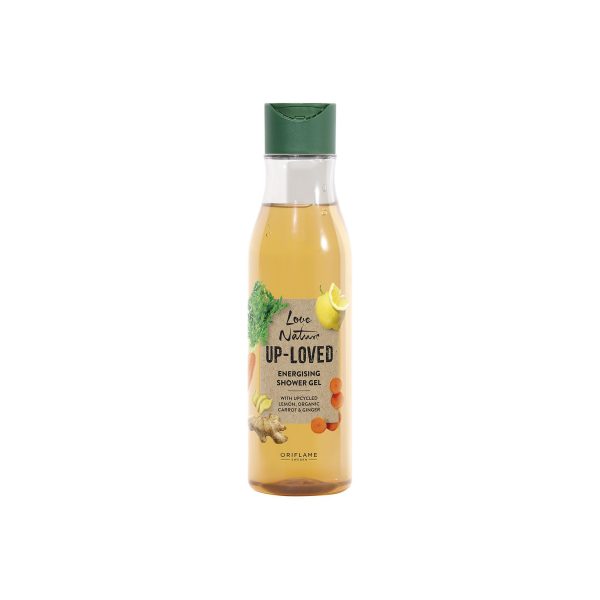 Up-Loved Energising Shower Gel with Upcycled Lemon, Organic Carrot & Ginger