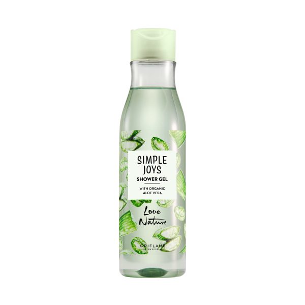 Simple Joys Shower Gel with Organic Aloe Vera Love Nature